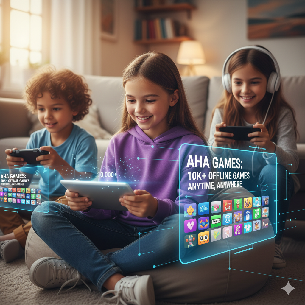 AHA Games: 10K+ Offline Games Anytime, Anywhere