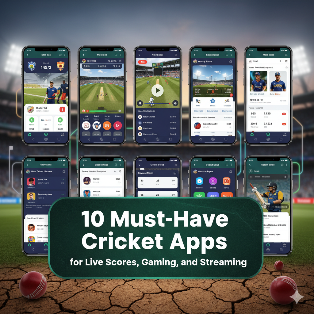 10 Must-Have Cricket Apps for Live Scores, Gaming, and Streaming