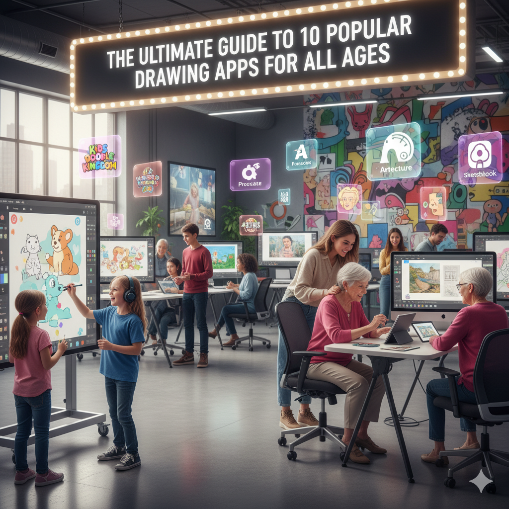 The Ultimate Guide to 10 Popular Drawing Apps for All Ages