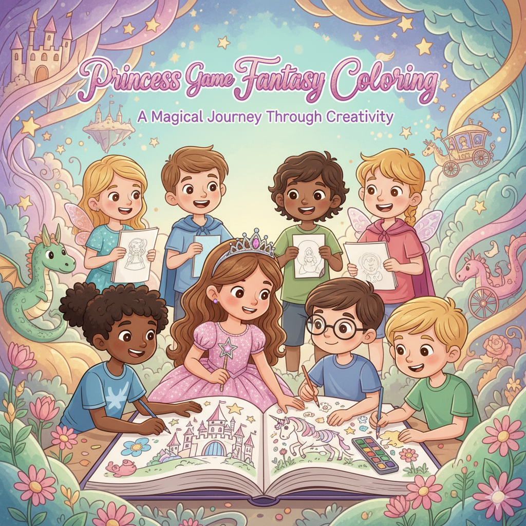 Princess Game Fantasy Coloring: A Magical Journey Through Creativity